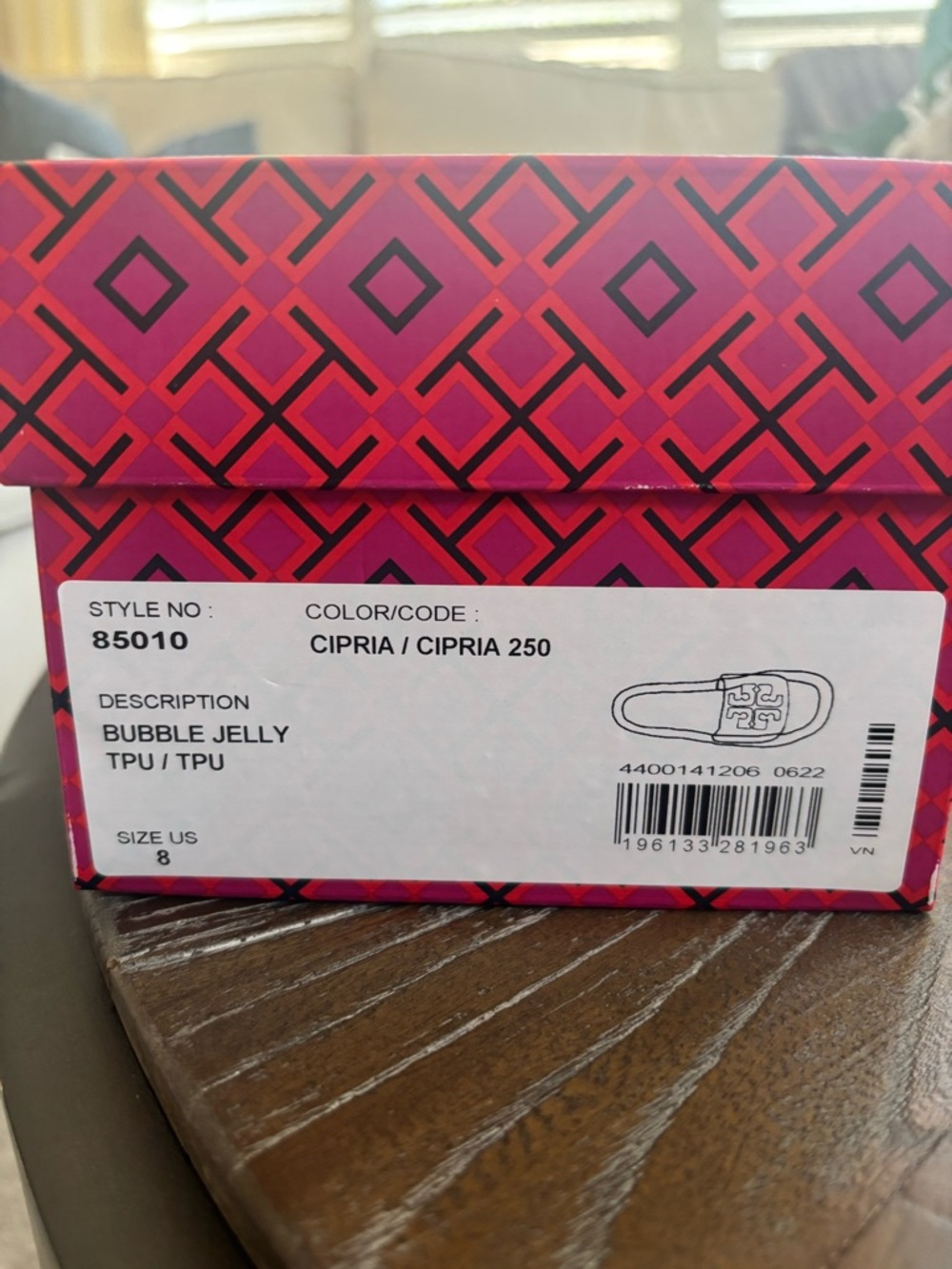 Tory Burch Bubble Jelly, Cipria (Pink) size 8 - Picture 4 of 4